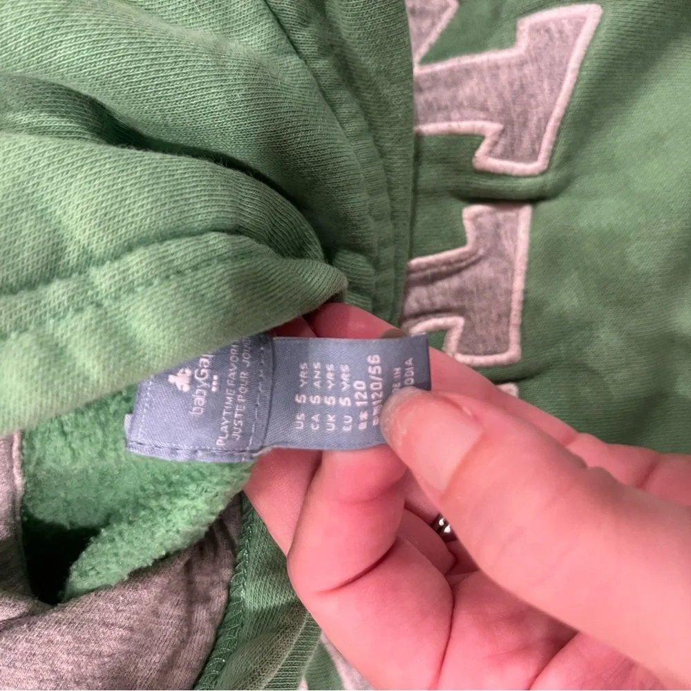 GAP Kids Green Hoodie with Logo - Picture 2 of 2